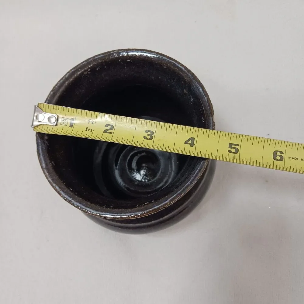African Violet Plant Pot Stoneware Pottery 4